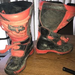 Fox size Y1 motocross boot
